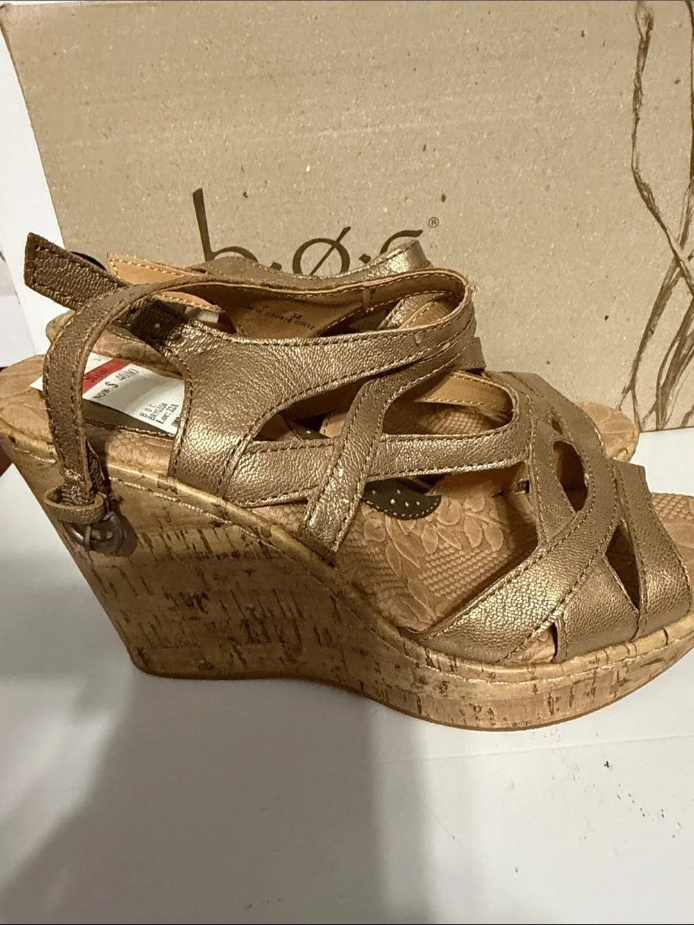 b.o.c. strappy leather